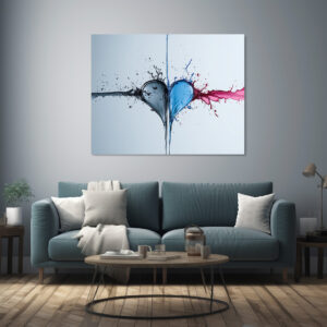 Poster: Wasser Herz