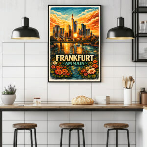 Poster: Skyline Frankfurt am Main