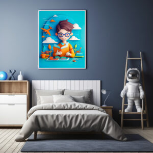 Poster: Future Book Author Dream for Kids