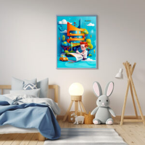 Poster: Impressionism Future Architect Dream for Kids