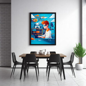 Poster: Future AI  Robotics Dream for Kids