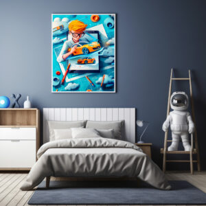 Poster: Future Car Designer Dream for Kids