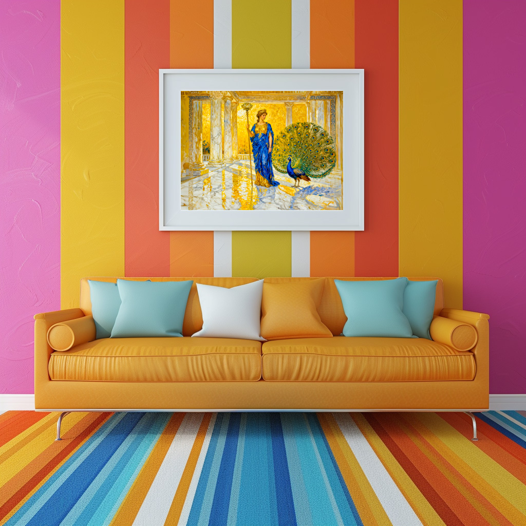 Poster: Hera with Peacock and Scepter in Grand Temple Hall - immagine 3