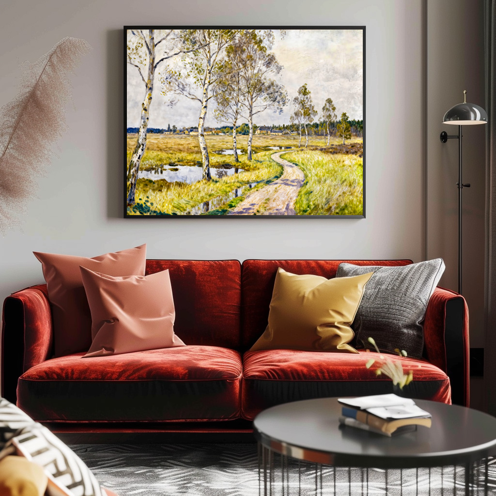 Poster: Impressionist Landscape of Worpswede in the Teufelsmoor Region - immagine 3