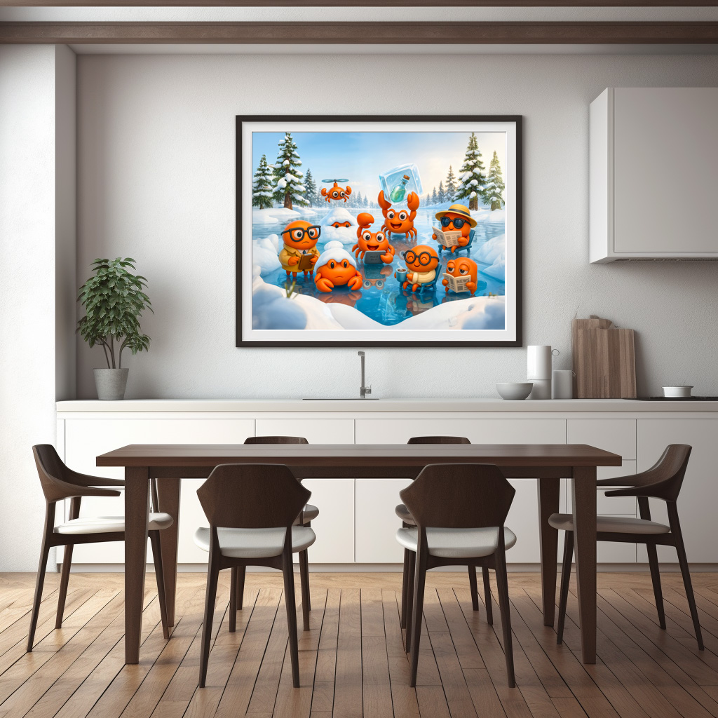 Poster: Spy Crab Winter Team On Arctic Mission
