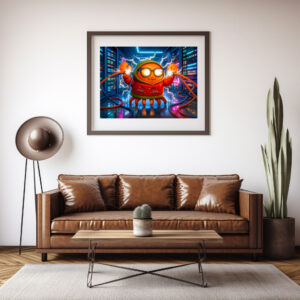 Poster: Tech Crab Facing Short Circuit In Serverroom
