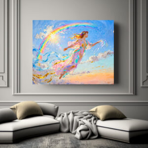 Poster: Iris Goddess of the Rainbow from Greek Mythology