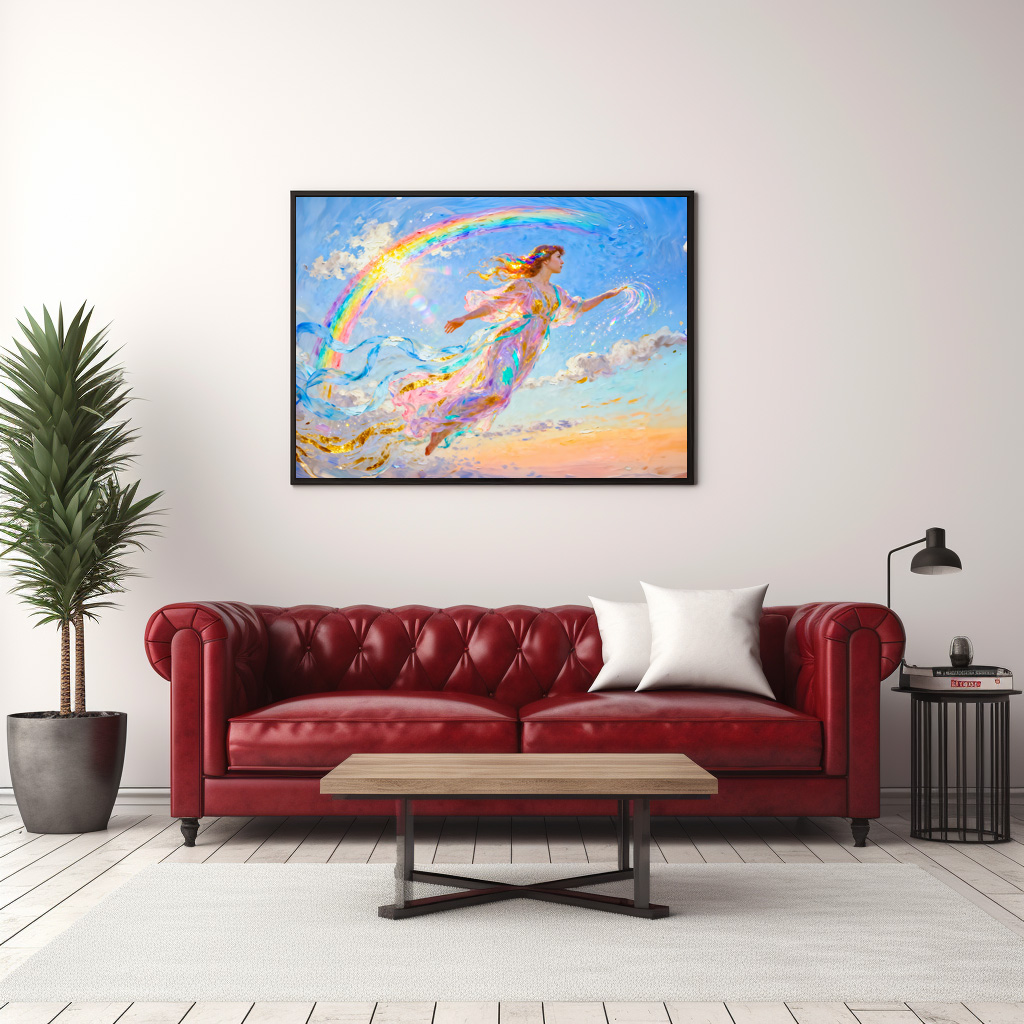Poster: Iris Goddess of the Rainbow from Greek Mythology - Image 2