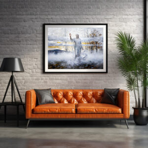 Poster: Kaikias God of the Northeast Wind and Mist from Greek Mythology