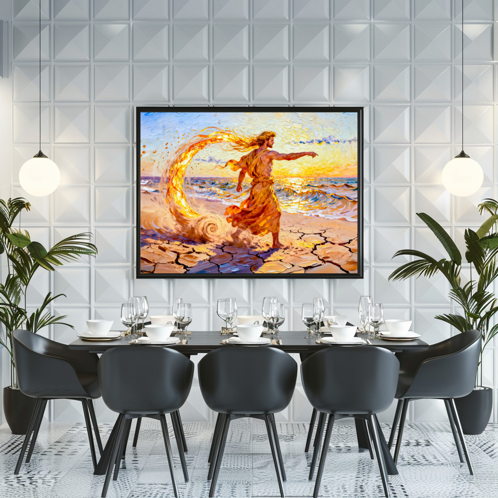 Poster: Notos God of the Southern Wind from Greek Mythology – Bild 3