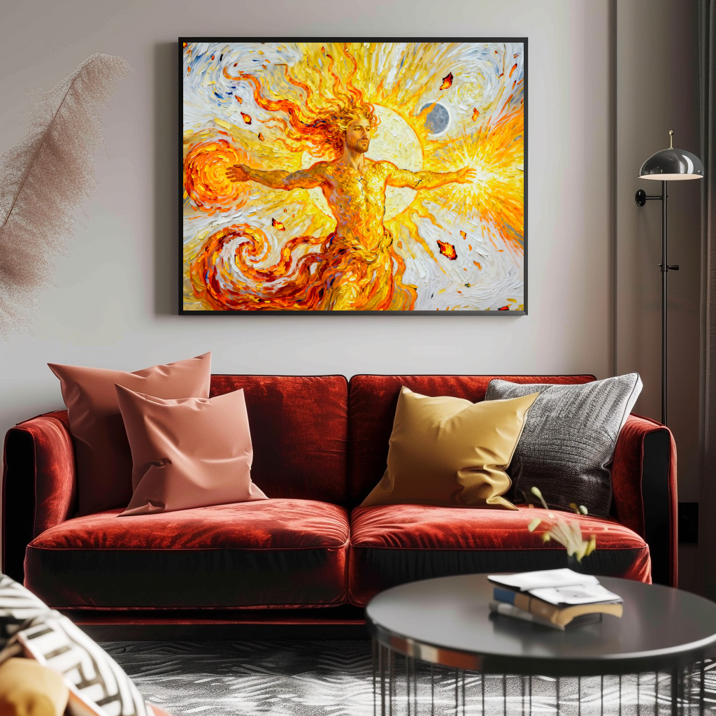 Poster: Helios God of the Sun from Greek Mythology