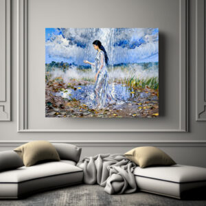 Poster: Nephele Goddess of Clouds and Rain from Greek Mythology