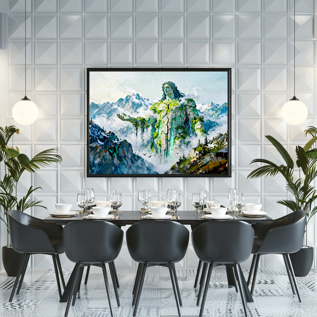Poster: Ourea Primordial Spirits of the Mountains from Greek Mythology - immagine 2