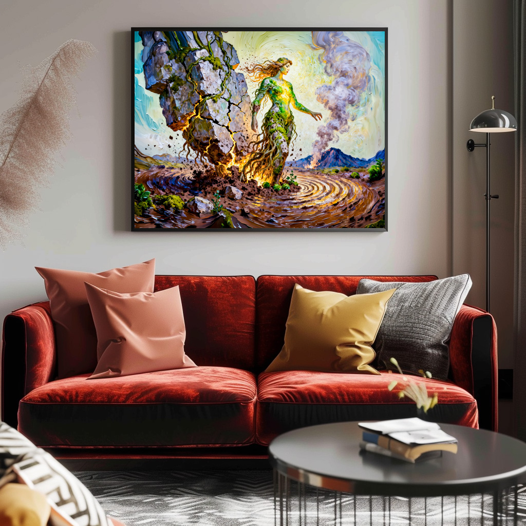 Poster: Gaia Goddess of Earth from Greek Mythology – Image 2