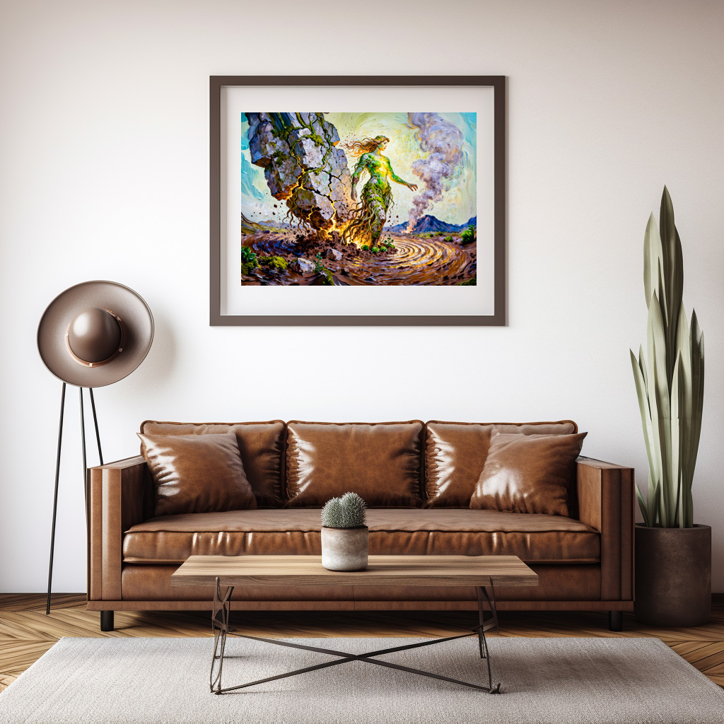 Poster: Gaia Goddess of Earth from Greek Mythology – Image 3