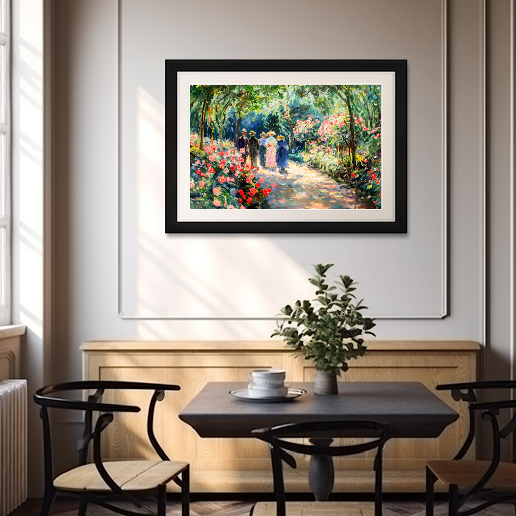 Poster: Impressionist Garden Art Mug Rose Garden Path - immagine 3