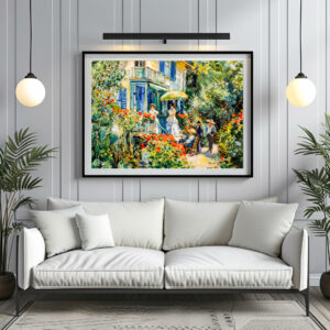 Poster: Impressionist Garden Art Mug Country House Gathering