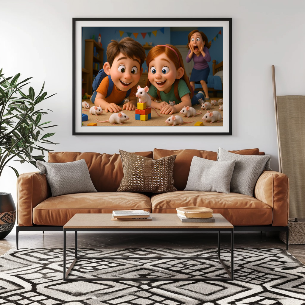 Poster: Mäuse als Haustiere machen viel Freude - den Kindern jedenfalls – Image 2