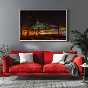 Poster: HBF Cologne at night