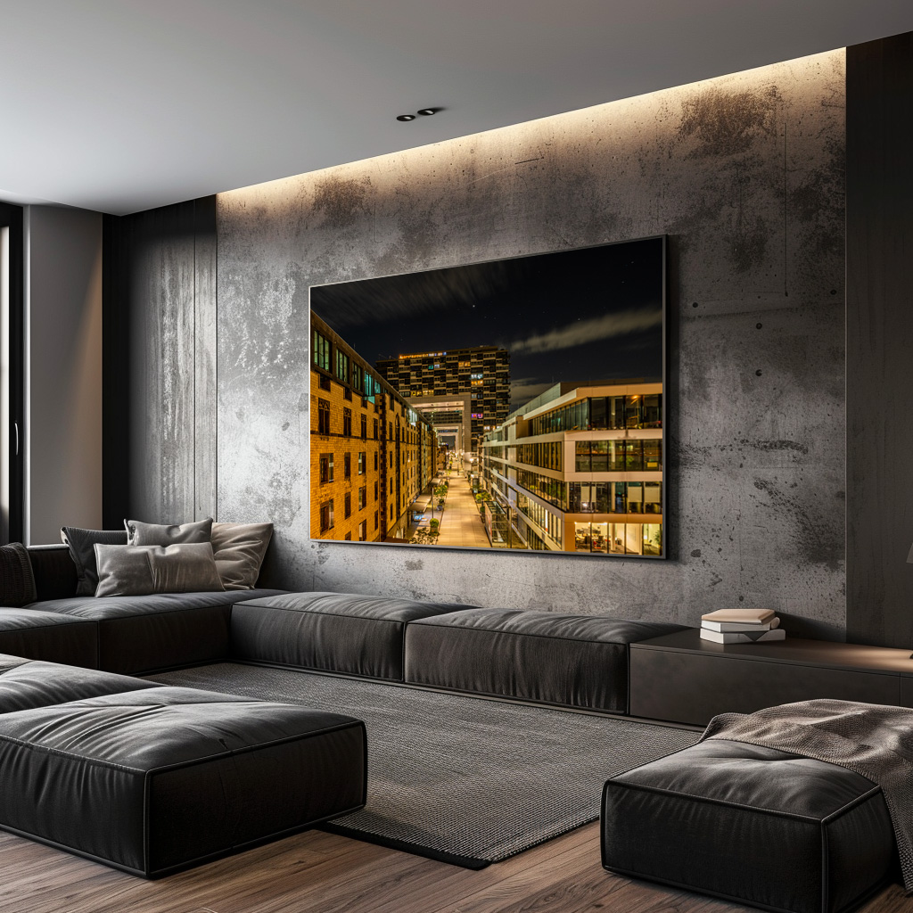 Poster: Zollhafen Köln bei Nacht - Imagen 3