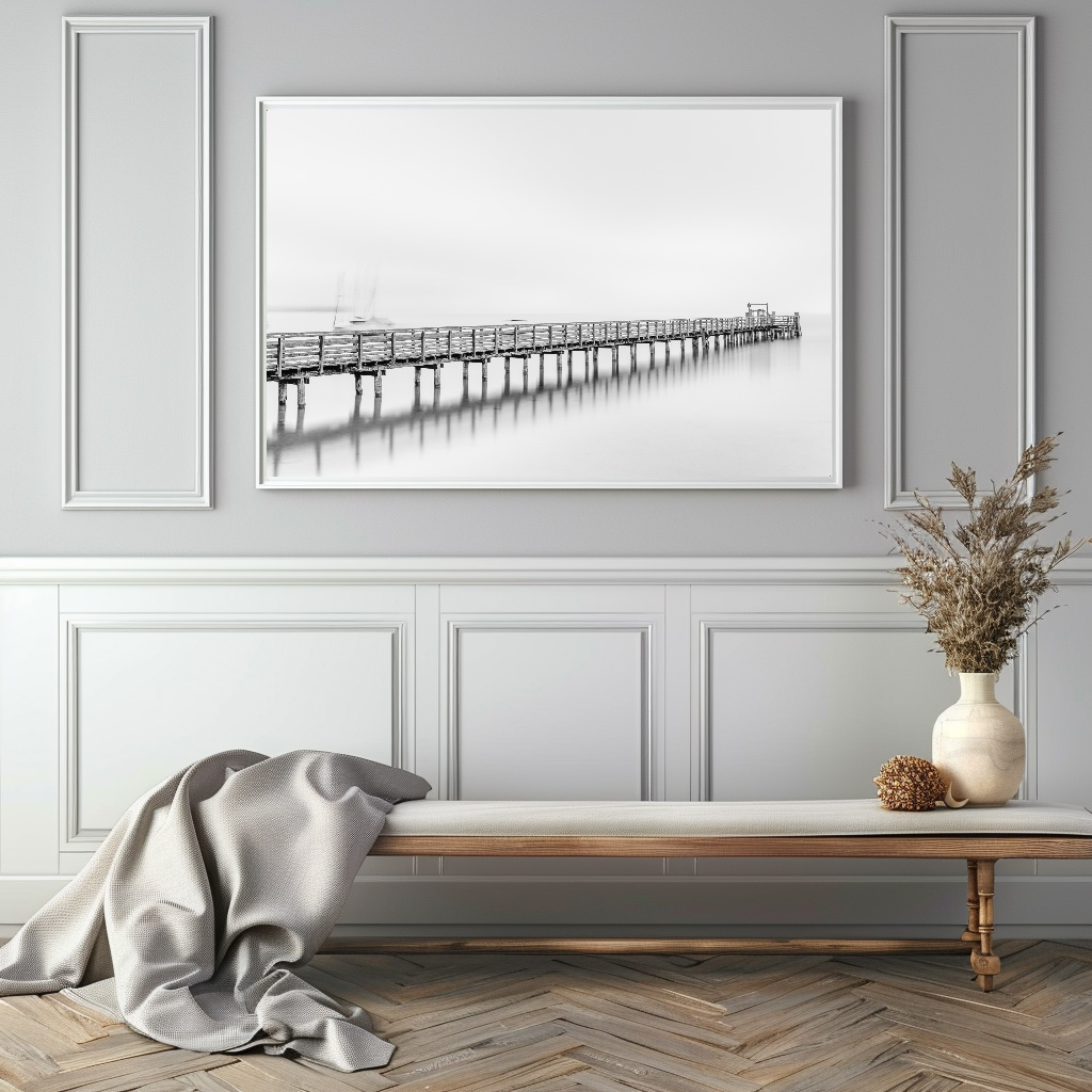 Poster: Dampfersteg Schondorf Ammersee Fineart Edition - immagine 3