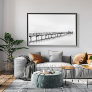 Poster: Dampfersteg Schondorf Ammersee Fineart Edition