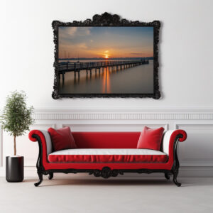 Poster: Sonnenaufgang am Ammersee