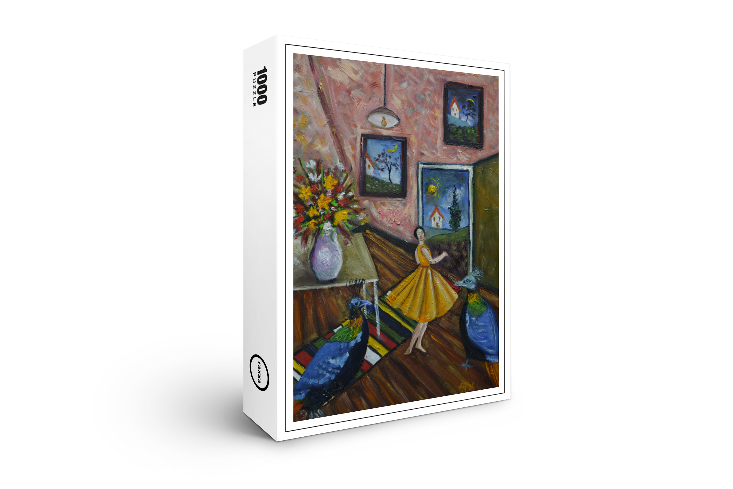 raxxa Premium-Puzzle: The Girl in the Pink Room