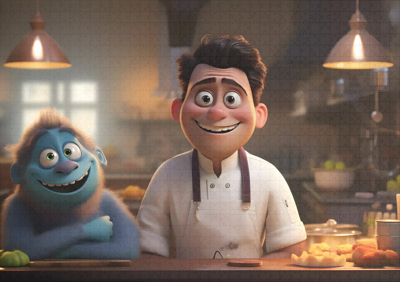 raxxa Premium-Puzzle: Steve and Bill the cooks – Bild 2
