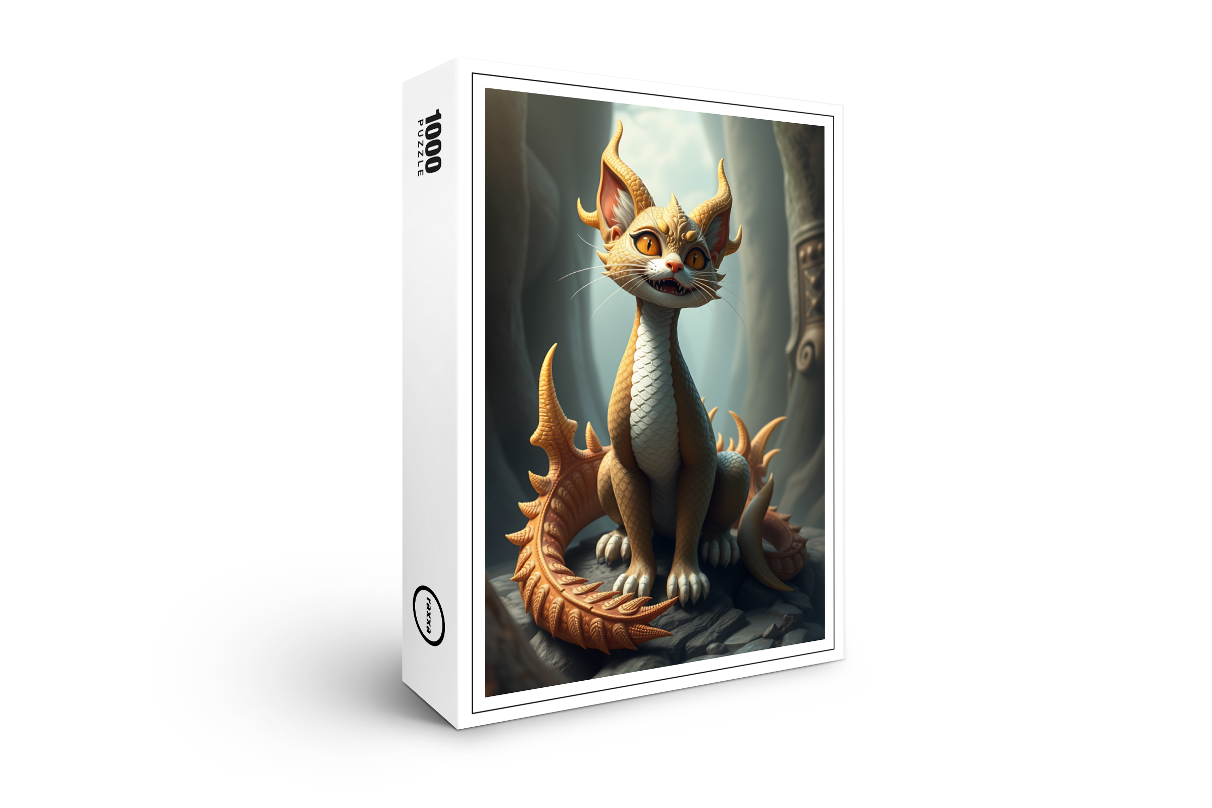 raxxa Premium-Puzzle: Alduin the Dragon Cat