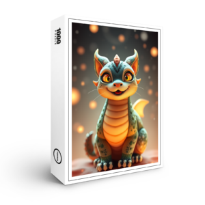 raxxa Premium-Puzzle: Apsu the Dragon Cat