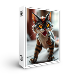 raxxa Premium-Puzzle: Akhekhu the Dragon Cat