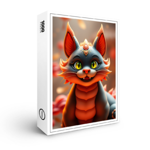 raxxa Premium-Puzzle: Falkor the Dragon Cat