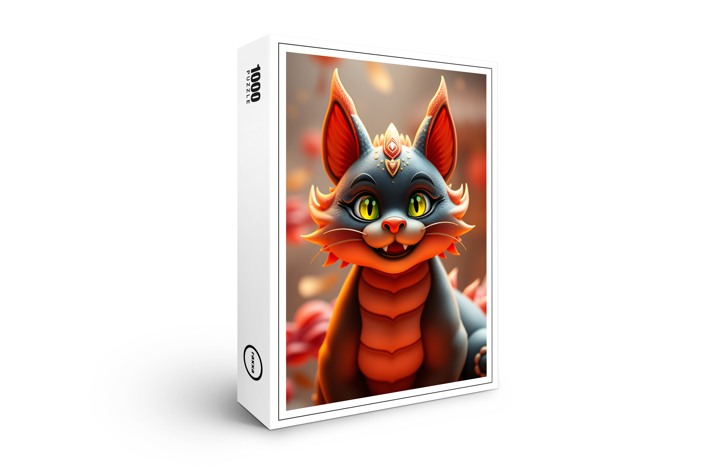 raxxa Premium-Puzzle: Falkor the Dragon Cat