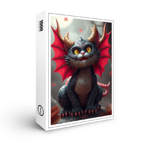 raxxa Premium-Puzzle: Ananta Boga the Dragon Cat