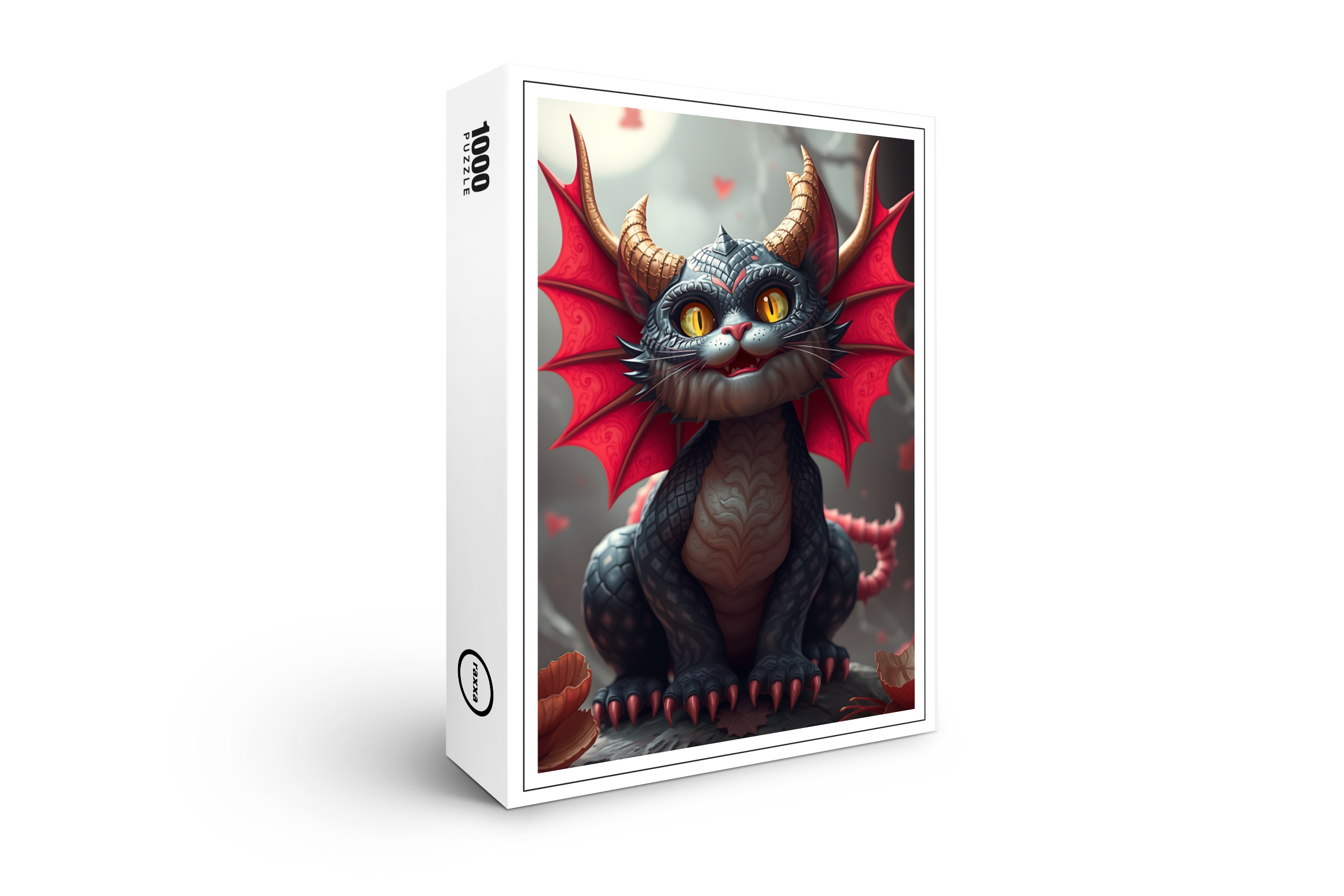 raxxa Premium-Puzzle: Ananta Boga the Dragon Cat