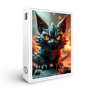 raxxa Premium-Puzzle: Tiamat the Dragon Cat