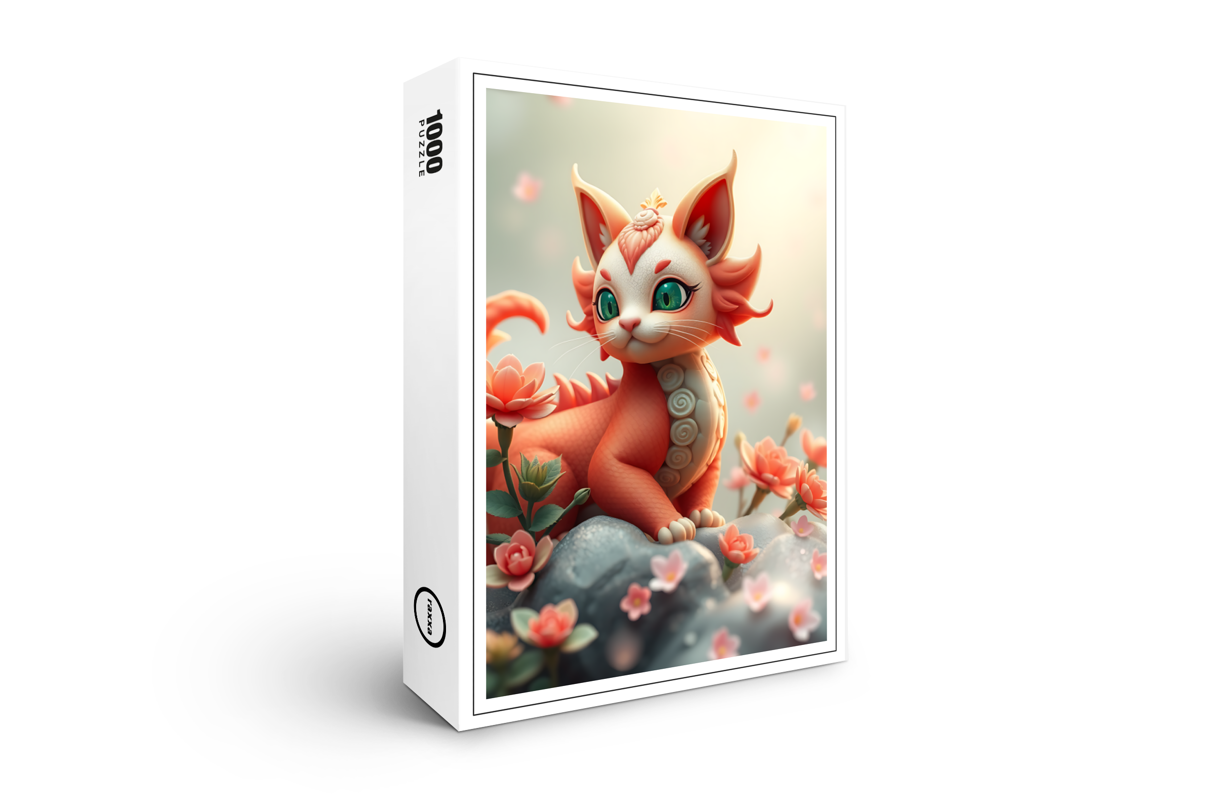 raxxa Premium-Puzzle: Tiamat the Dragon Cat