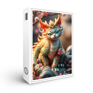 raxxa Premium-Puzzle: Zu the Dragon Cat