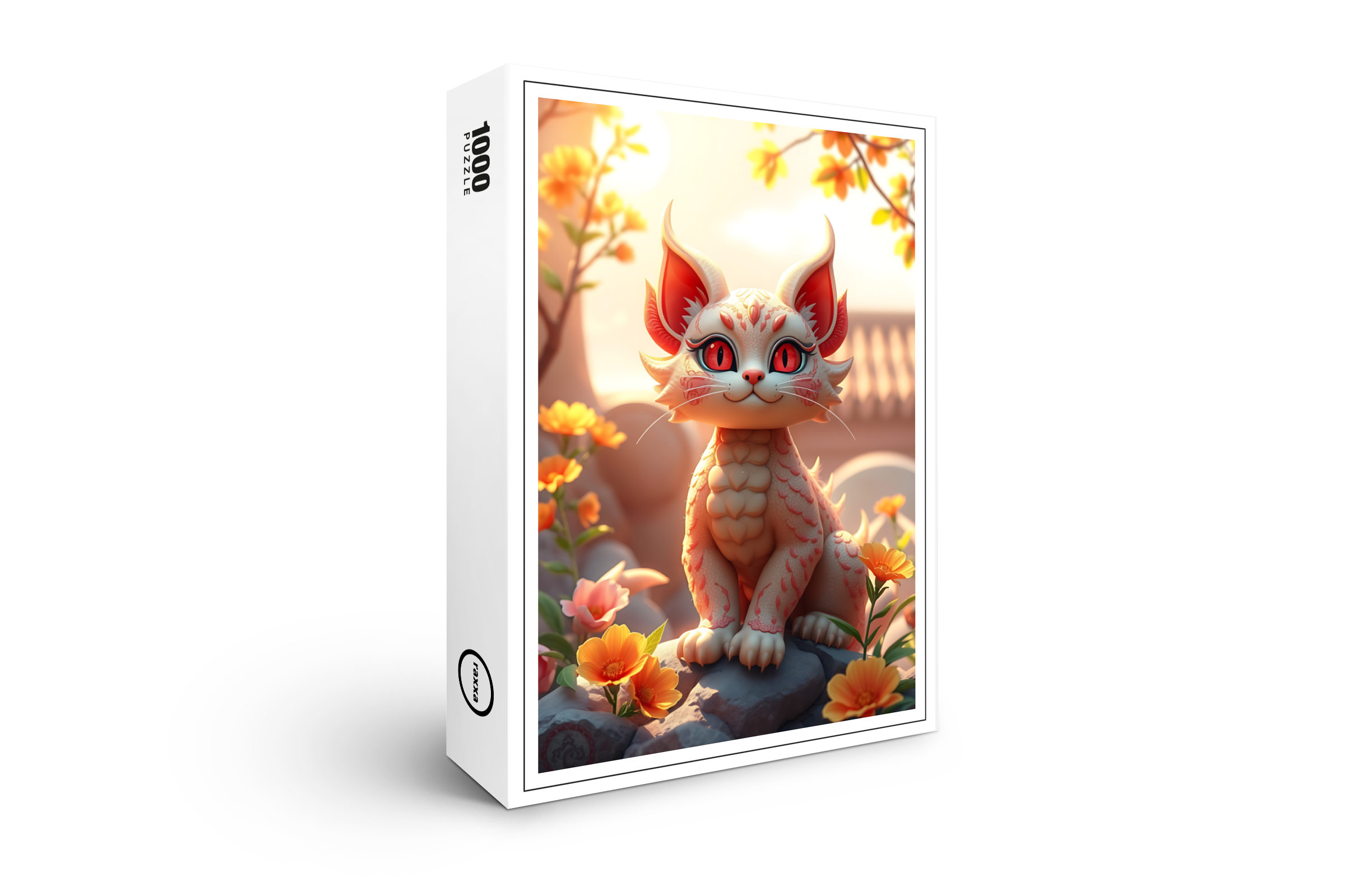 raxxa Premium-Puzzle: Ladon the Dragon Cat
