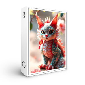 raxxa Premium-Puzzle: Shen Lung the Dragon cat