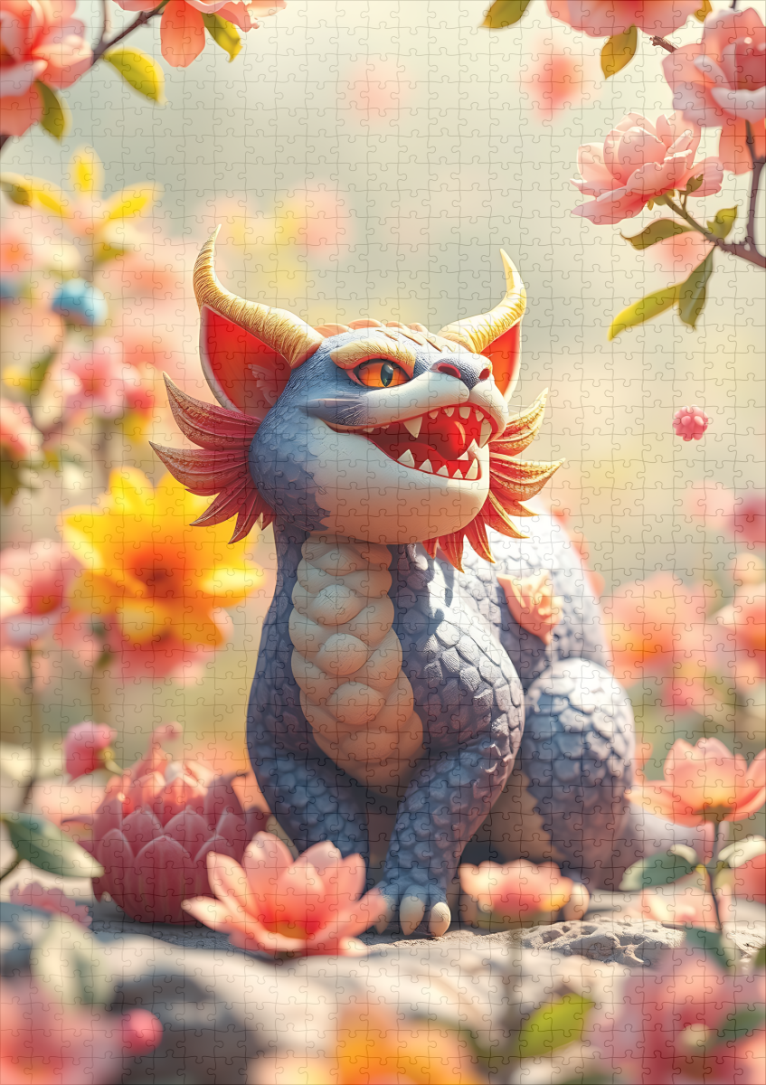 raxxa Premium-Puzzle: Glaurung the Dragon Cat – Image 2