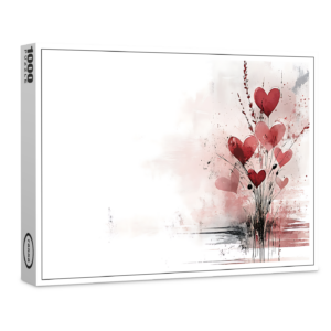 raxxa Premium-Puzzle: Herzblumen