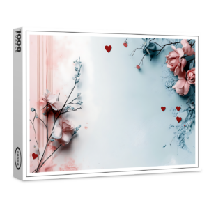 raxxa Premium-Puzzle: Romantische Herzen