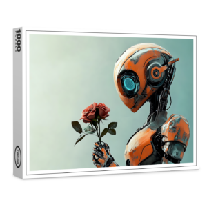 raxxa Premium-Puzzle: Roboter Rose