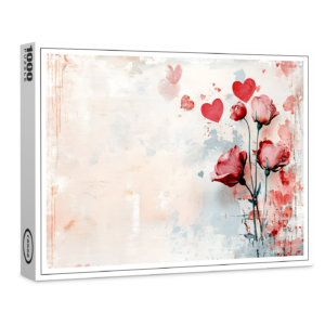 raxxa Premium-Puzzle: Rosa Rosen