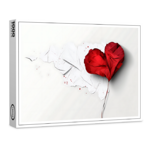 raxxa Premium-Puzzle: Origami Herz