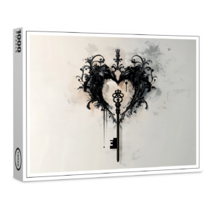 raxxa Premium-Puzzle: Schlüssel zum Herzen
