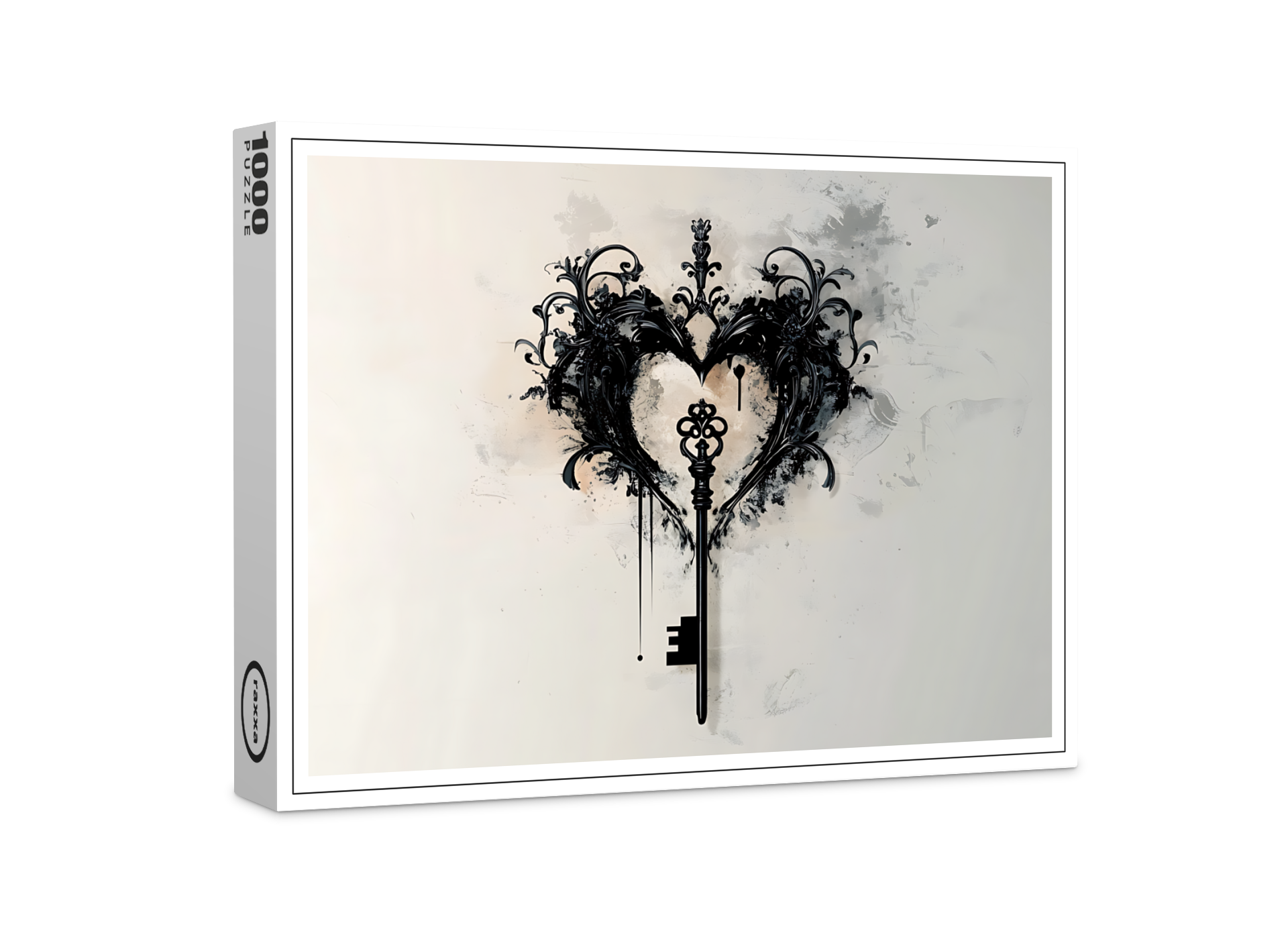 raxxa Premium-Puzzle: Schlüssel zum Herzen