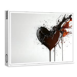 raxxa Premium-Puzzle: Schokoladen Herz